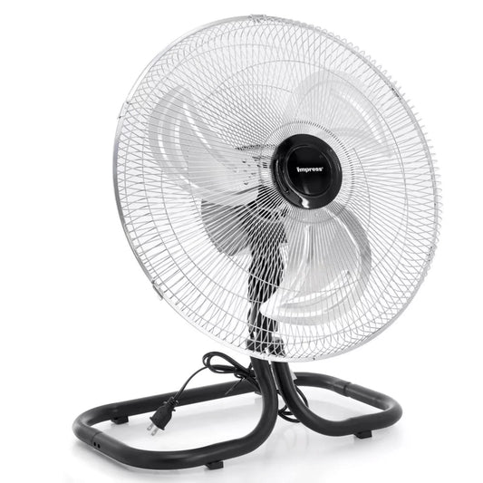 Impress 18-Inch 2-In-1 Chrome Hi-Speed Industrial Oscillating Fan